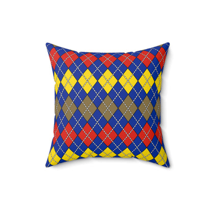 Moldova Retro Argyle Cushion Pillow
