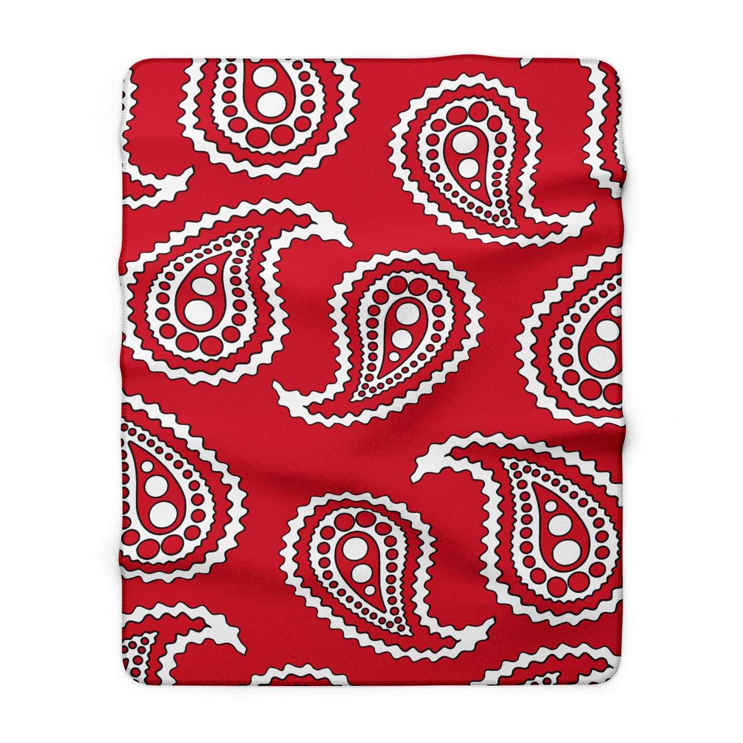 Malta Retro Paisley Blanket Throw