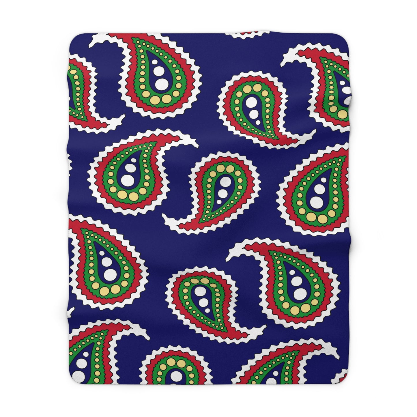 Cayman Islands Retro Paisley Blanket Throw