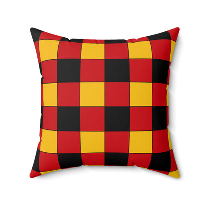 Timor Leste Retro Check Cushion Pillow