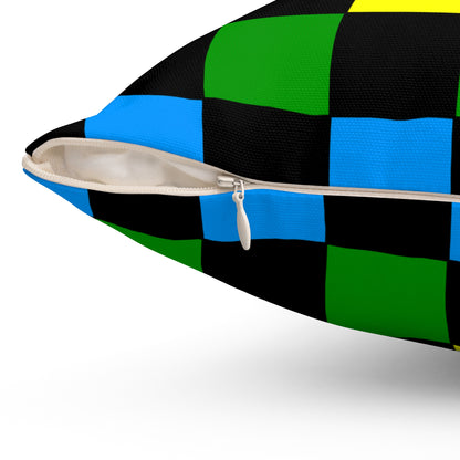 Tanzania Retro Check Cushion Pillow