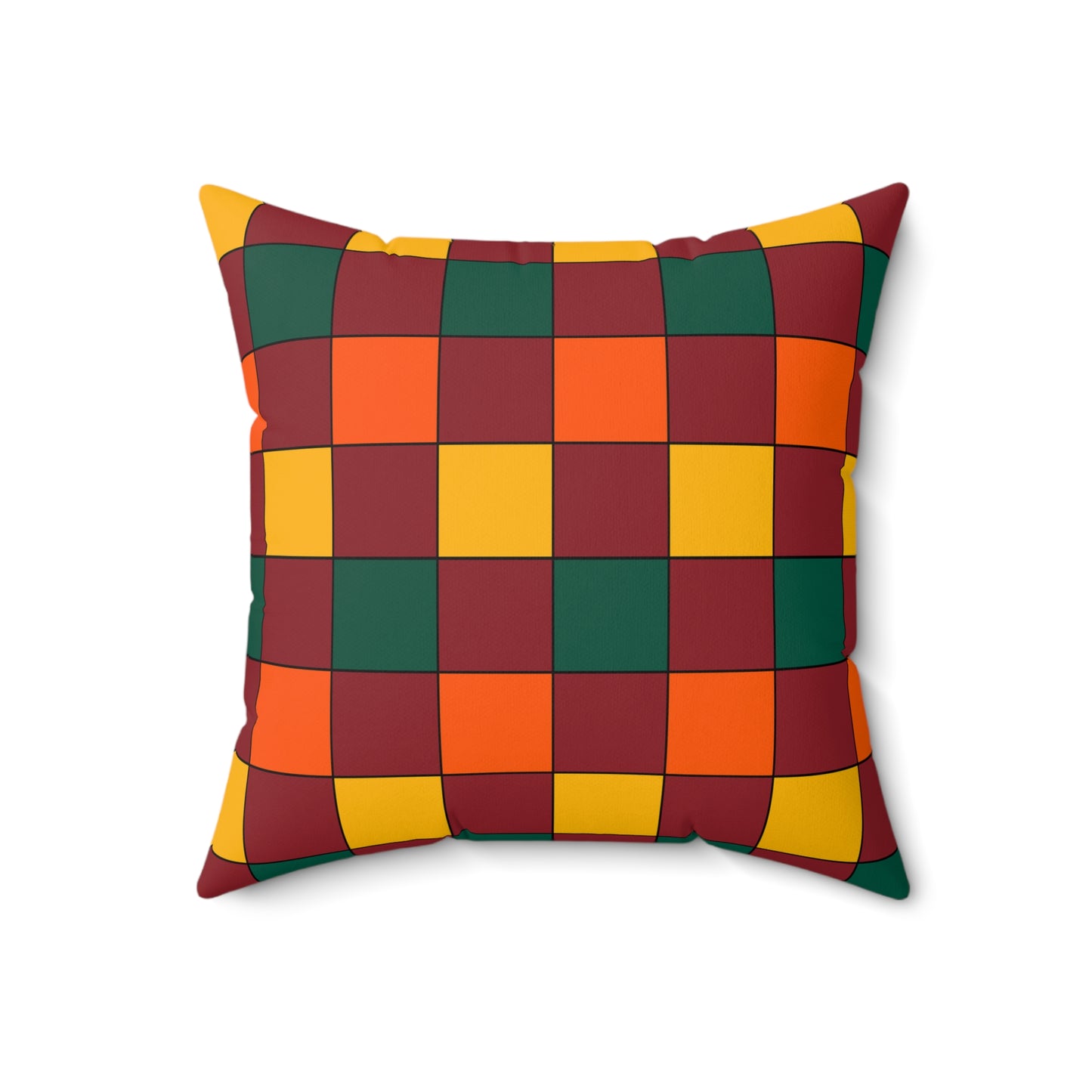 Sri Lanka Retro Check Cushion Pillow