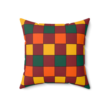 Sri Lanka Retro Check Cushion Pillow