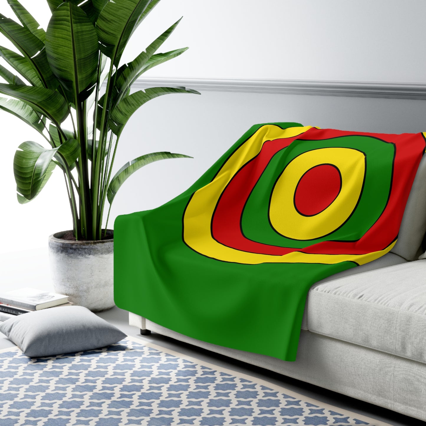 Togo Retro Target Blanket Throw
