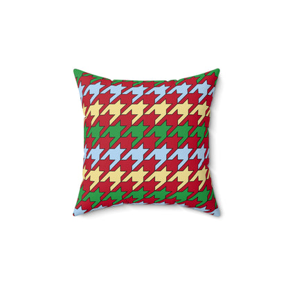 Eritrea Retro Houndstooth Cushion Pillow