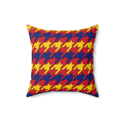 Venezuela Retro Houndstooth Cushion Pillow