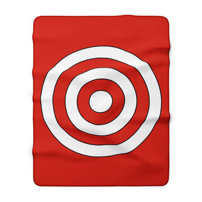 Canada Retro Target Blanket Throw
