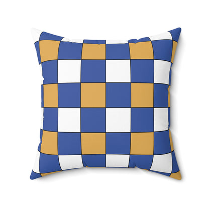 Marshall Islands Retro Check Cushion Pillow