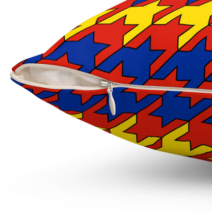 Romania Retro Houndstooth Cushion Pillow