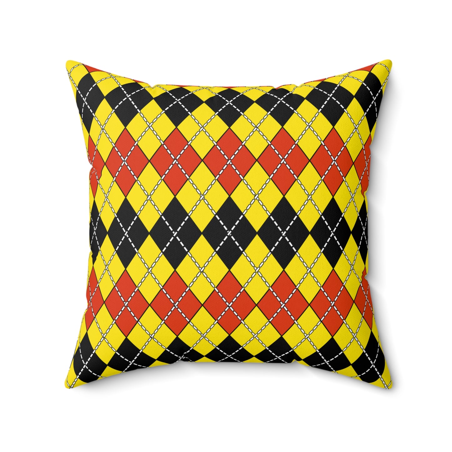 Uganda Retro Argyle Cushion Pillow