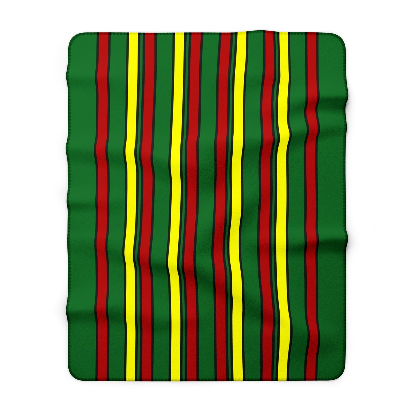 Senegal Retro Stripes Blanket Throw