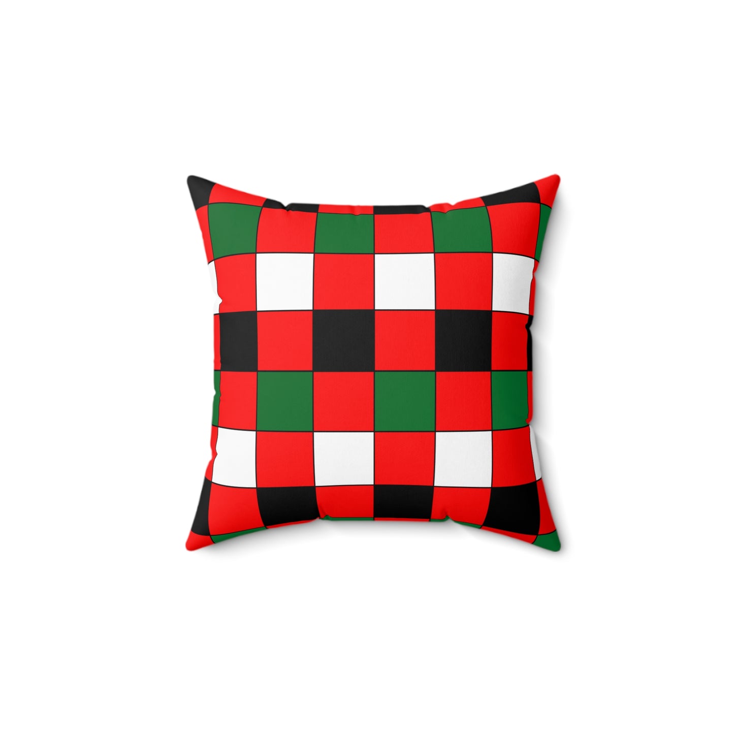 United Arab Emirates Retro Check Cushion Pillow