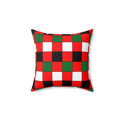 United Arab Emirates Retro Check Cushion Pillow