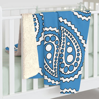 Guatemala Retro Paisley Blanket Throw
