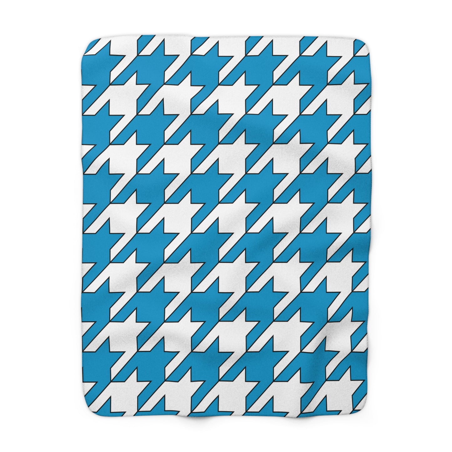 Galicia Retro Houndstooth Blanket Throw