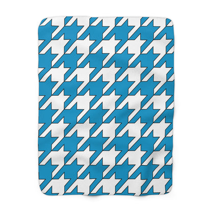 Galicia Retro Houndstooth Blanket Throw