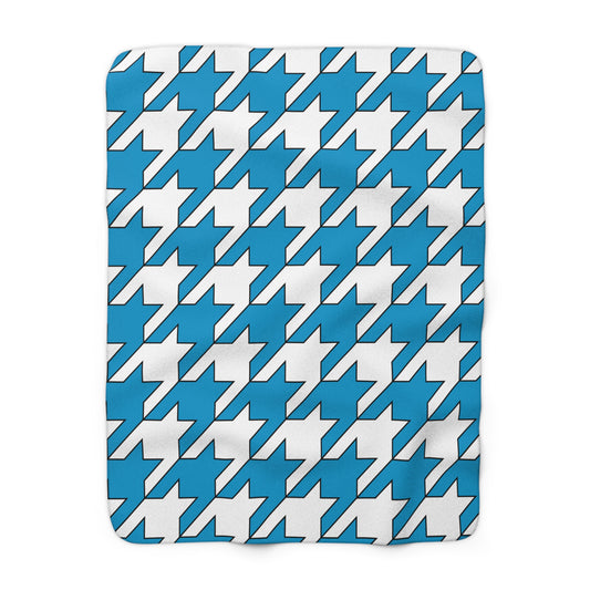 Galicia Retro Houndstooth Blanket Throw