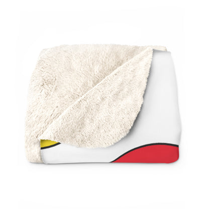 Guernsey Retro Polka Dots Blanket Throw