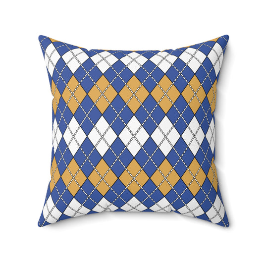Marshall Islands Retro Argyle Cushion Pillow