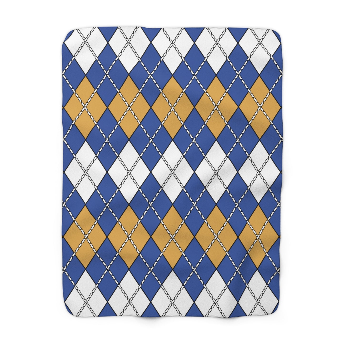 Marshall Islands Retro Argyle Blanket Throw