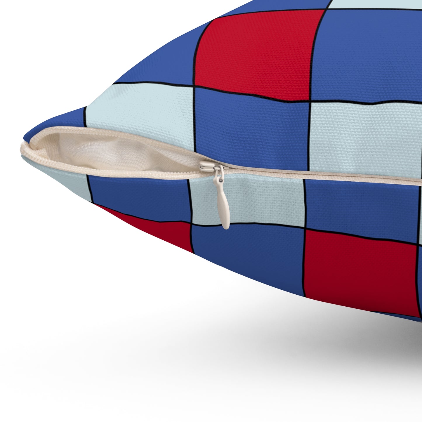 Guam Retro Check Cushion Pillow