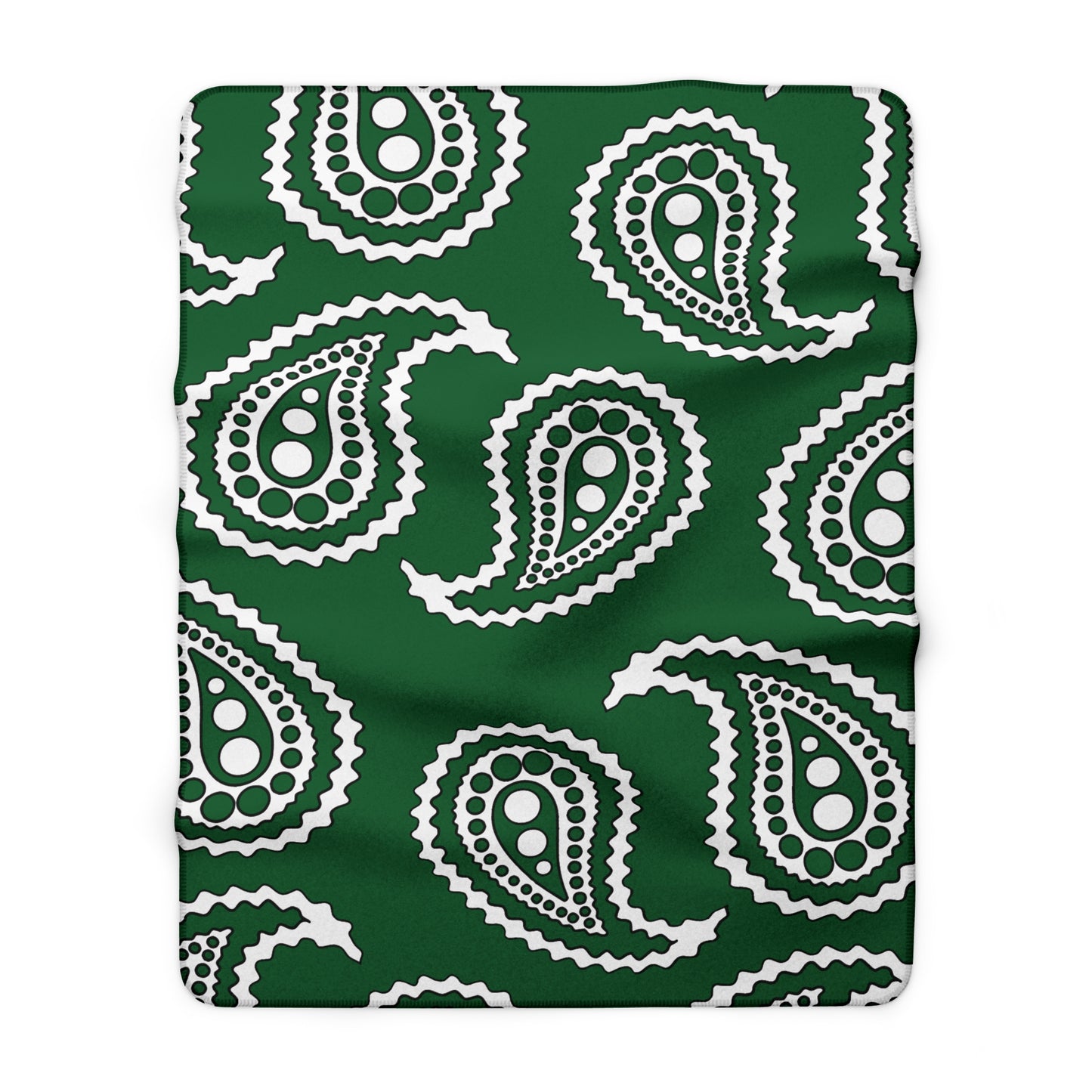 Saudi Arabia Retro Paisley Blanket Throw