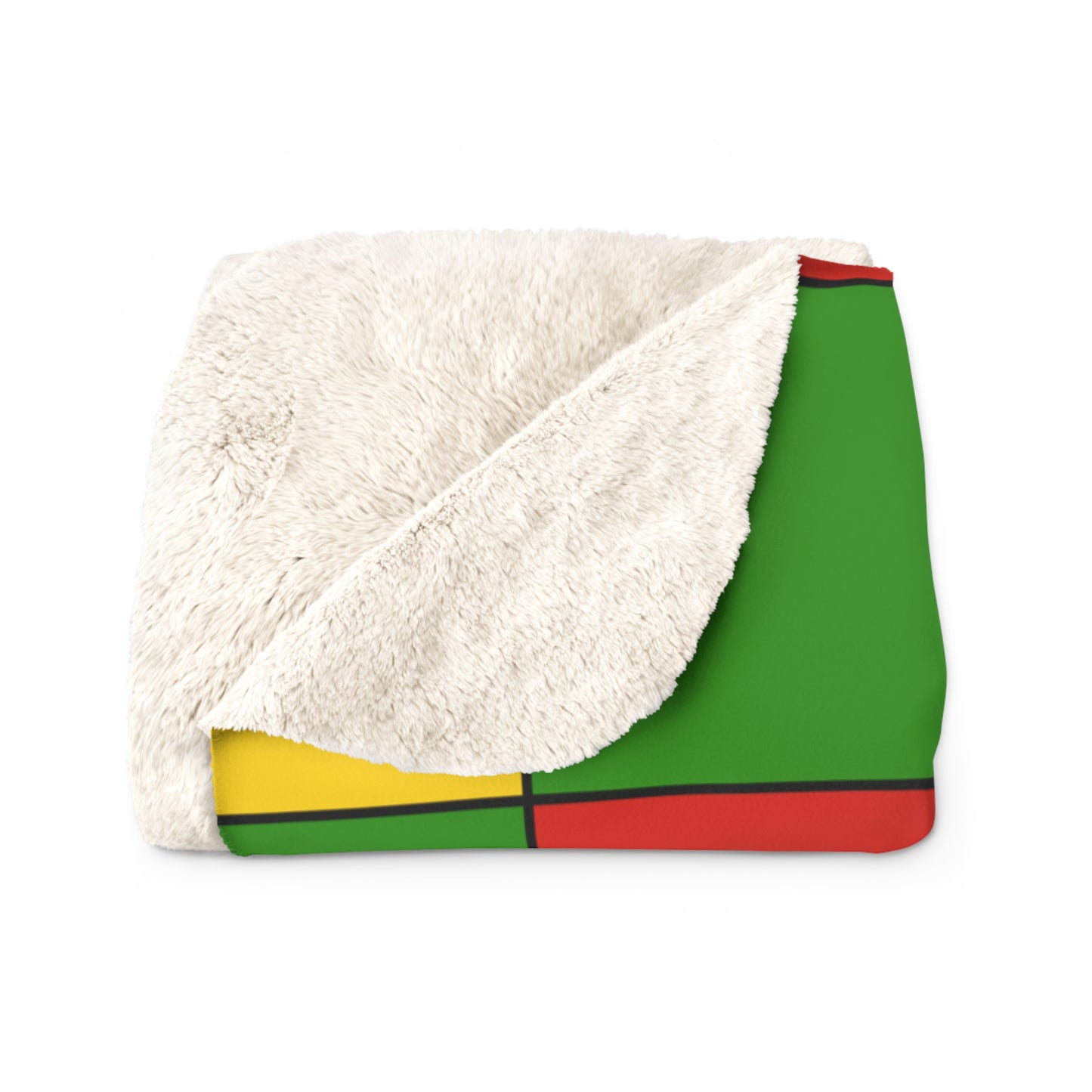 Benin Retro Check Blanket Throw