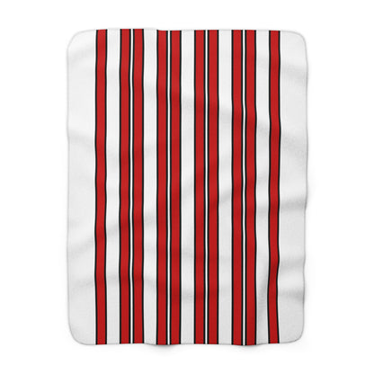 Northern Ireland Retro Stripes Blanket Throw