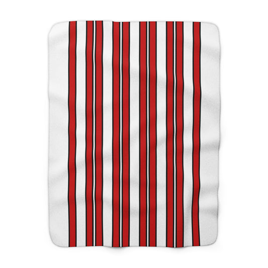 Northern Ireland Retro Stripes Blanket Throw