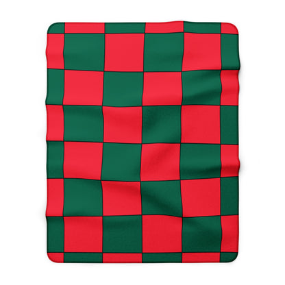 Bangladesh Retro Check Blanket Throw