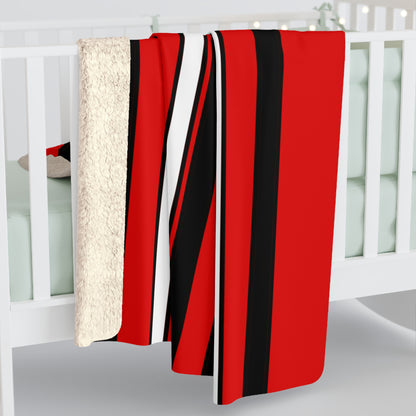 Trinidad And Tobago Retro Stripes Blanket Throw