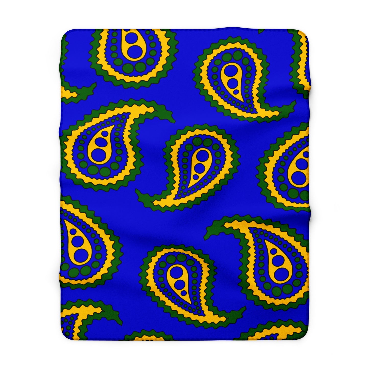 Solomon Islands Retro Paisley Blanket Throw