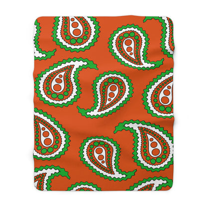 Niger Retro Paisley Blanket Throw