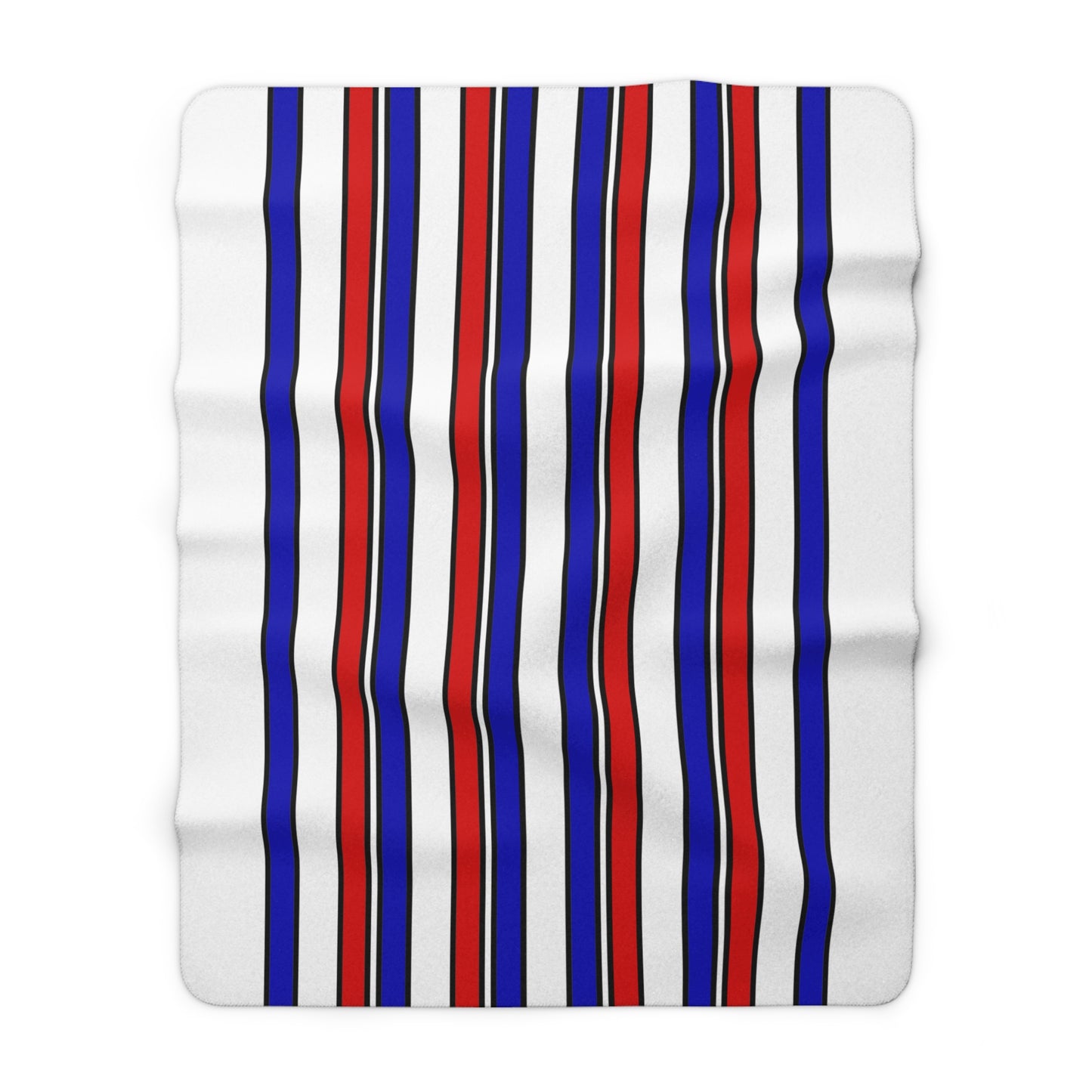 Costa Rica Retro Stripes Blanket Throw
