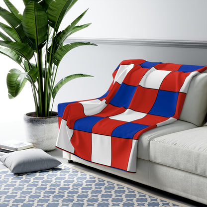 Chile Retro Check Blanket Throw