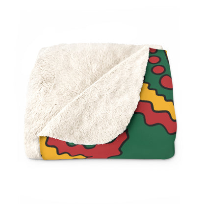 Lithuania Retro Paisley Blanket Throw