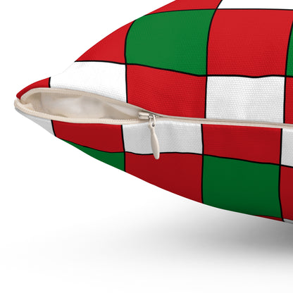 Belarus Retro Check Cushion Pillow