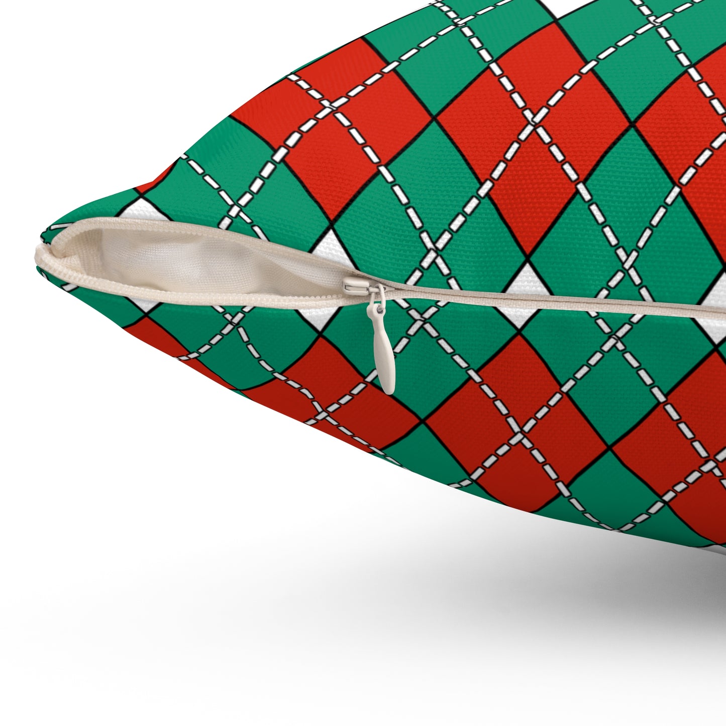 Bulgaria Retro Argyle Cushion Pillow