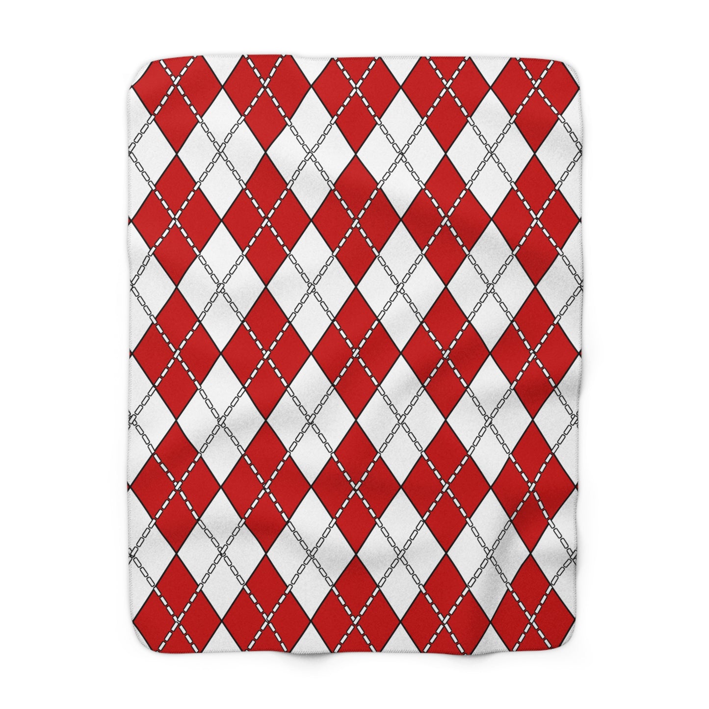 Northern Ireland Retro Argyle Blanket Throw