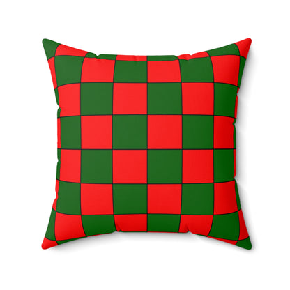 Portugal Retro Check Cushion Pillow