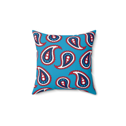 Tuvalu Retro Paisley Cushion Pillow