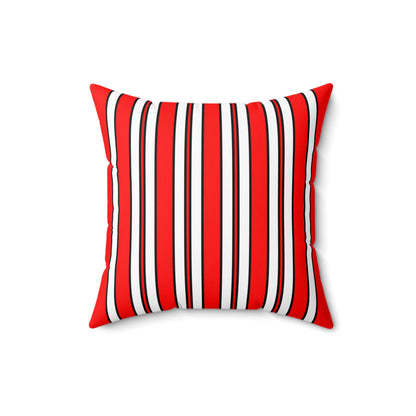 Switzerland Retro Stripes Cushion Pillow