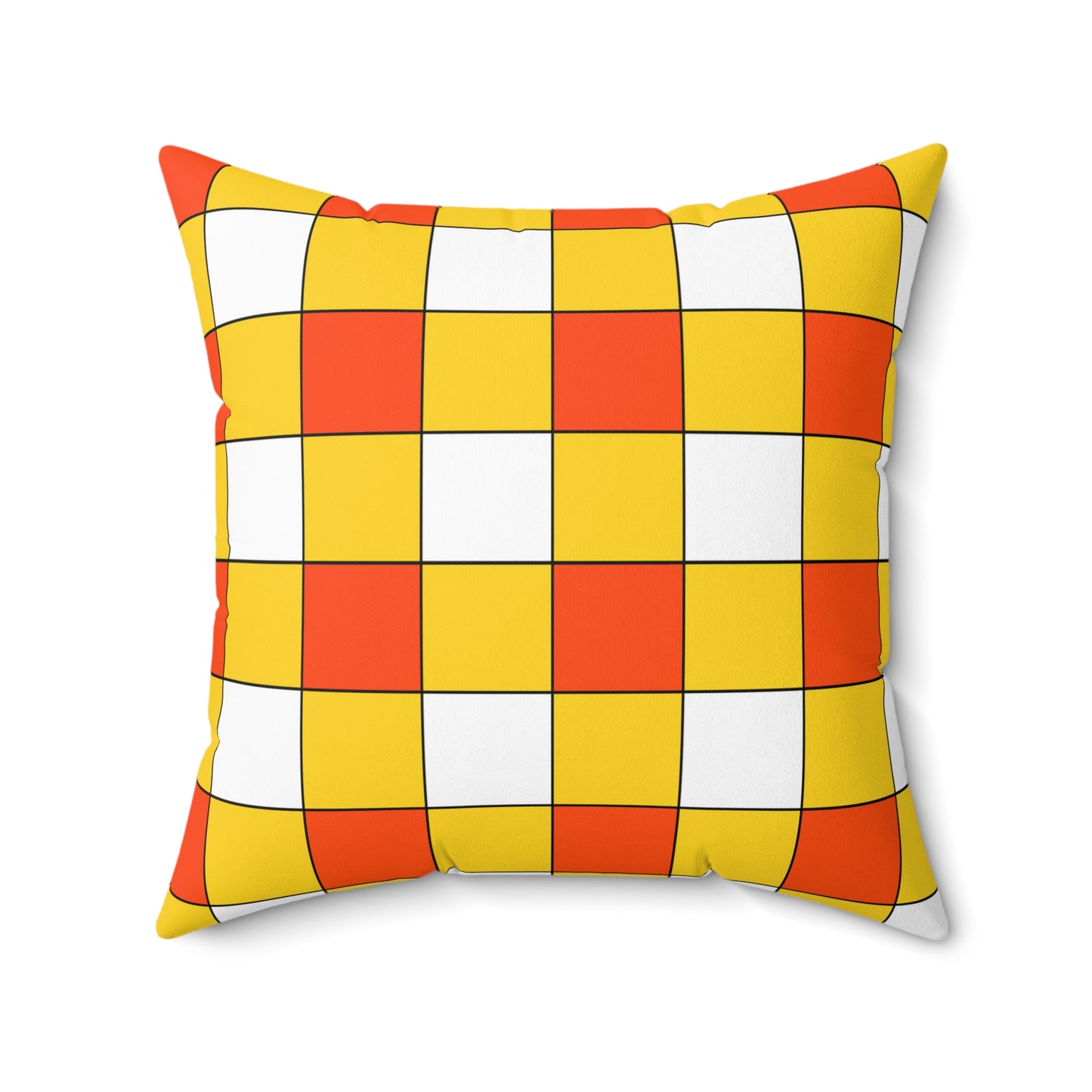 Bhutan Retro Check Cushion Pillow