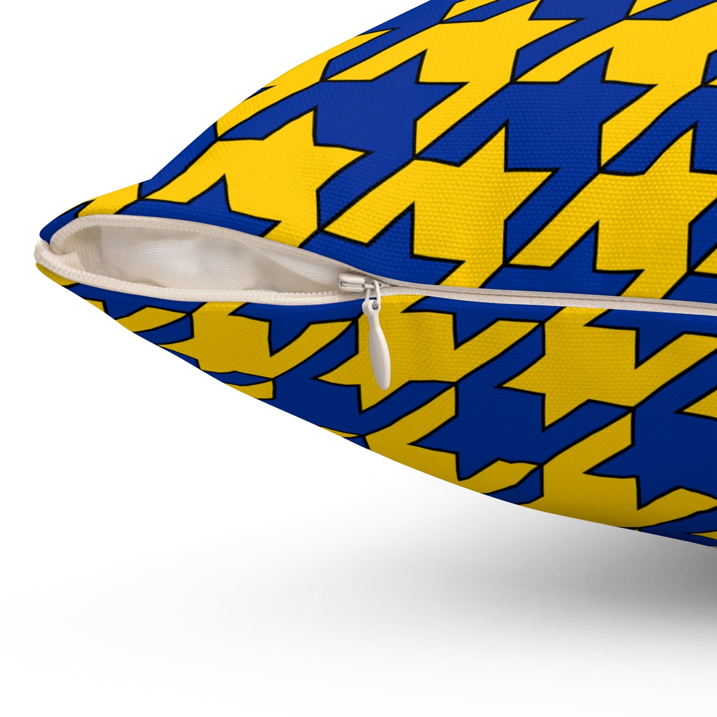 European Union Retro Houndstooth Cushion Pillow