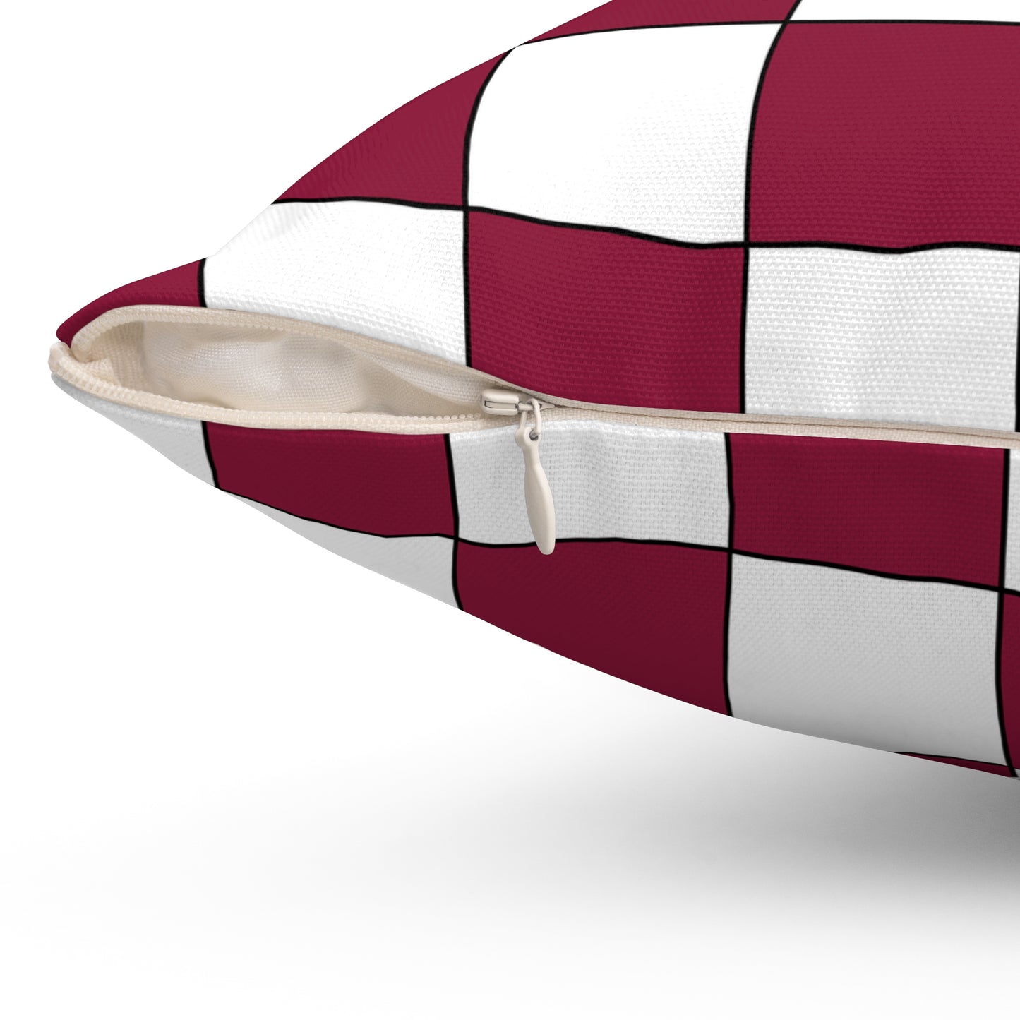 Qatar Retro Check Cushion Pillow