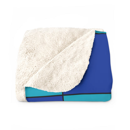 Pacific Islands Retro Check Blanket Throw