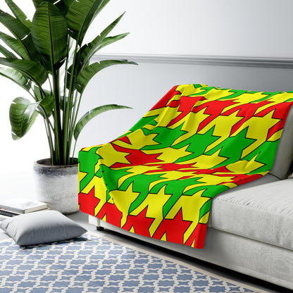 Congo Retro Houndstooth Blanket Throw