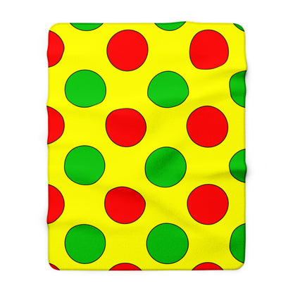 Congo Retro Polka Dots Blanket Throw