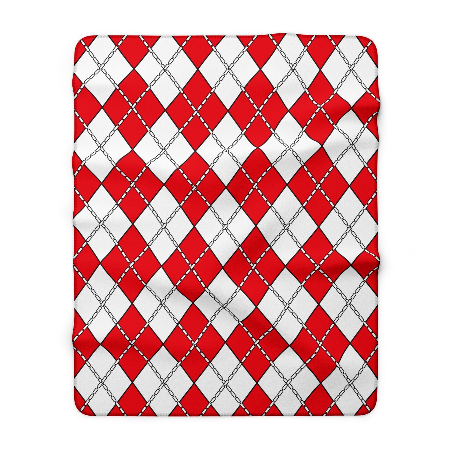 Tunisia Retro Argyle Blanket Throw