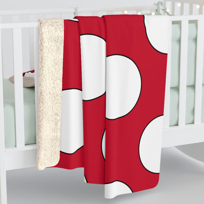 Austria Retro Polka Dots Blanket Throw